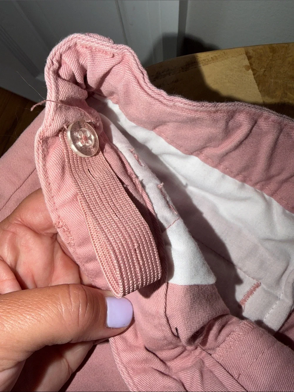Old Navy Boys Mauve Pink Chino Bermuda Shorts